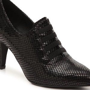 Bellini Gisele snake print booties blk Sz 13M